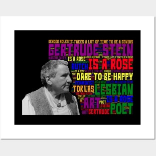 Gertrude Stein lesbian feminist icon Posters and Art